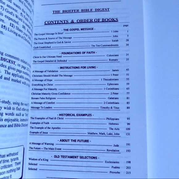 THE BRIEFER BIBLE DIGEST By J. E. Foy Editor Autographed Copy NEW Vintage Book - Picture 7 of 16